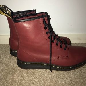 WORN ONCE Red Doc Martens!!!